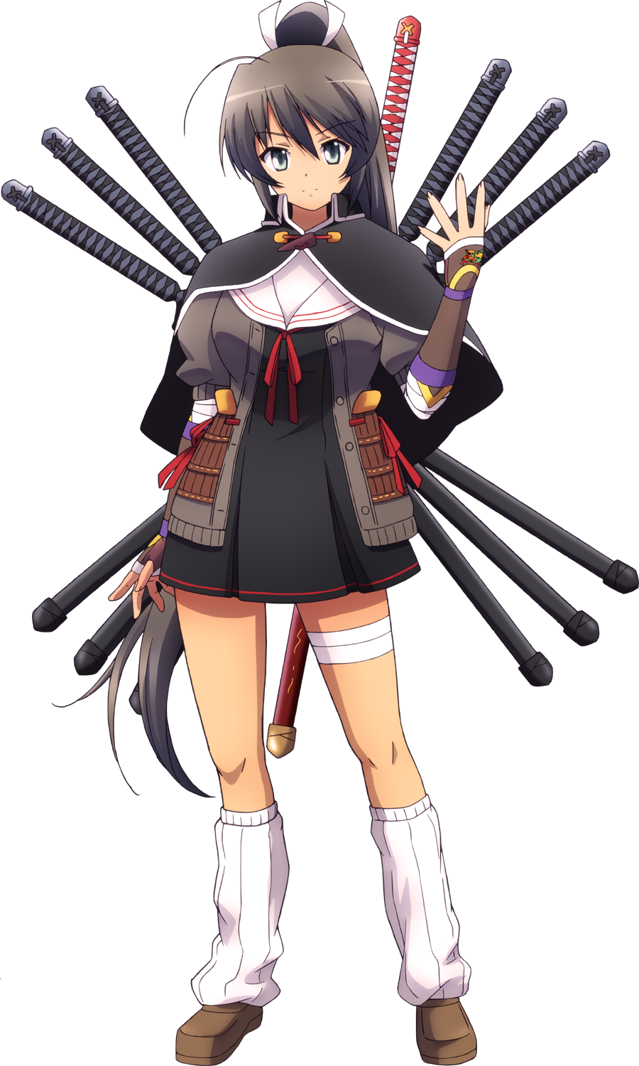 Nitroplus Blasterz Heroines Infinite Duel Png Clipart (900x1500), Png Download