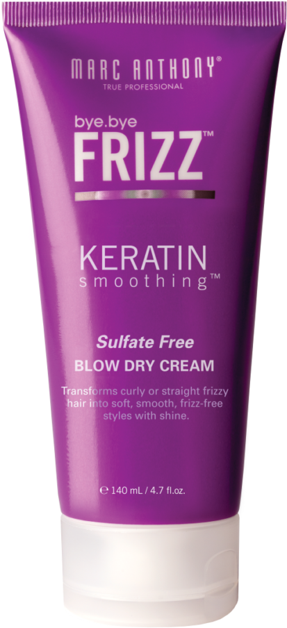 Bye Frizz Keratin Smoothing Blow Dry Cream - Cosmetics Clipart (644x1024), Png Download
