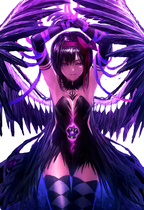 Homucifer Render By Me - Demon Magical Girl Clipart (499x726), Png Download
