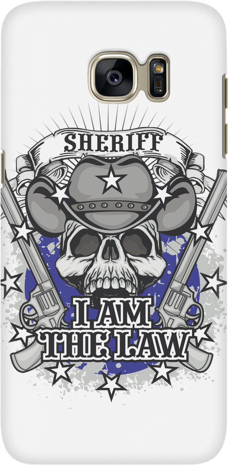 I Am The Law Cell Phone Case - Iphone Clipart (1024x1024), Png Download