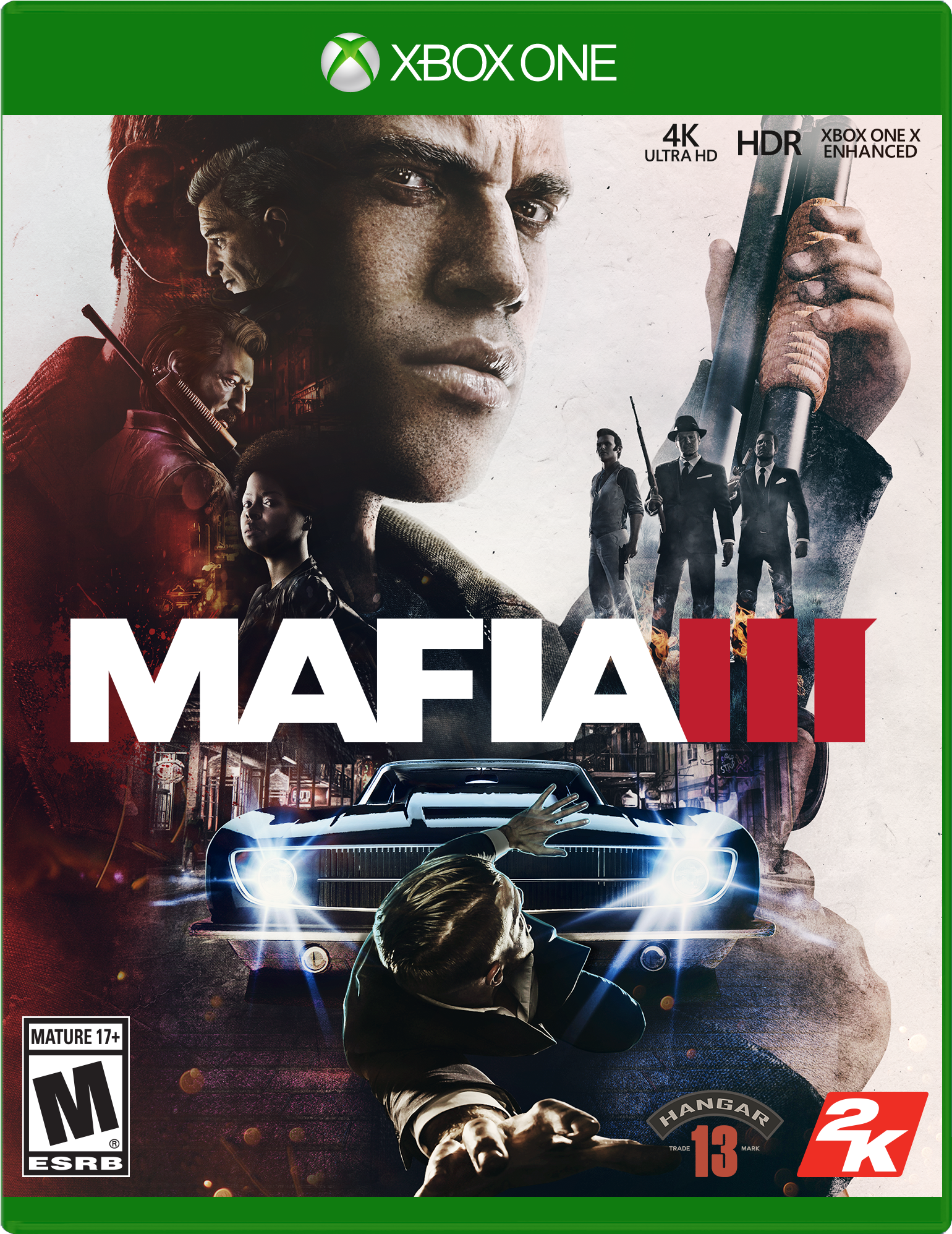 Mafia Iii, 2k, Xbox One, - Mafia 3 Xbox One X Clipart (1650x2250), Png Download