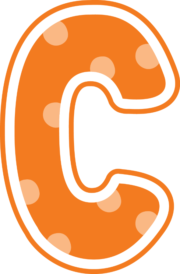 Hello Transparent Bubble Writing - Letras De Color Naranja Clipart (591x900), Png Download