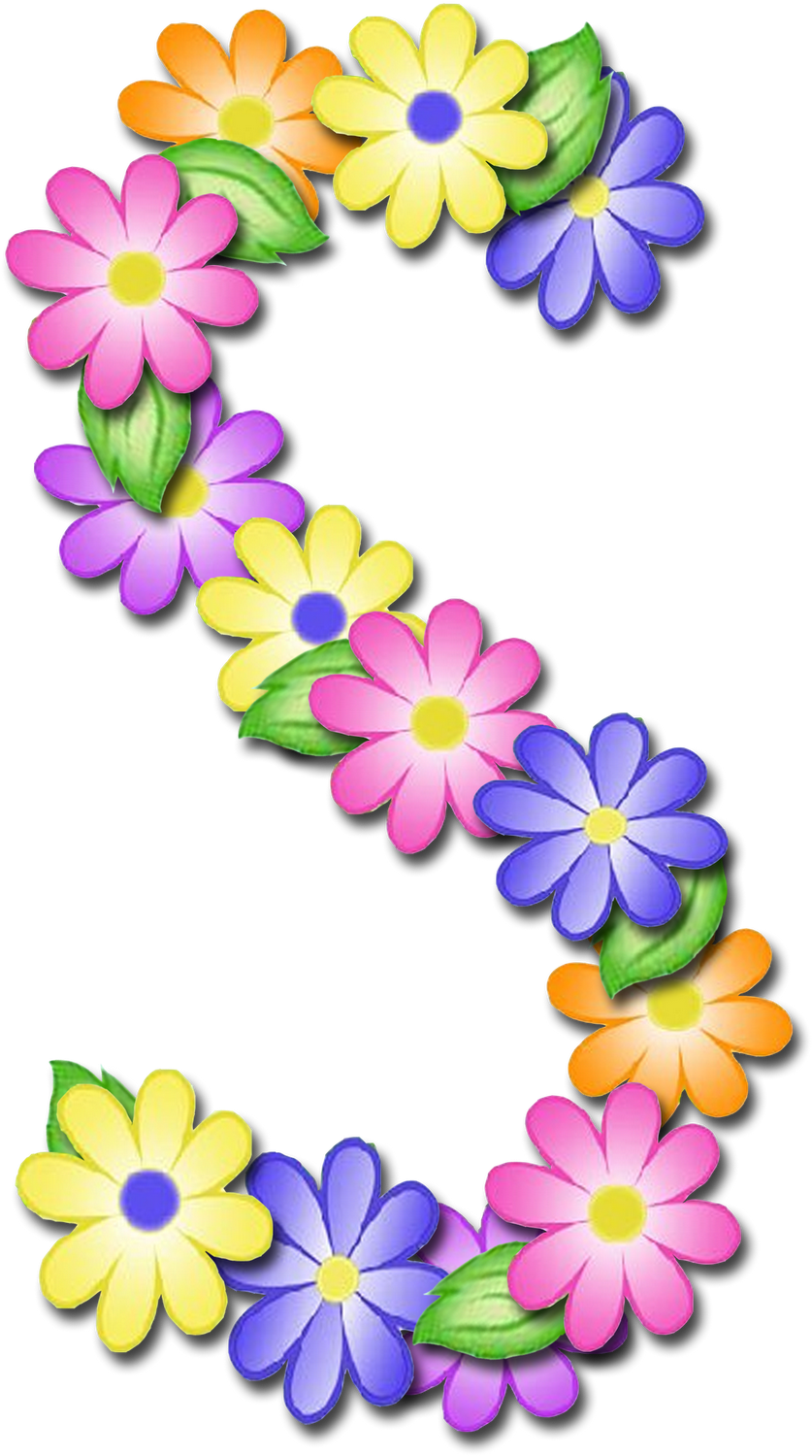 Alfabeto De Primavera Letras Em Png Muito Lindo Letras - Letra Do Alfabeto Primavera Clipart (1600x1530), Png Download