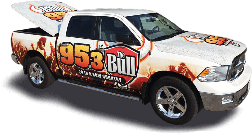 95thebull Vehicle Wrap - Ford F-series Clipart (960x515), Png Download