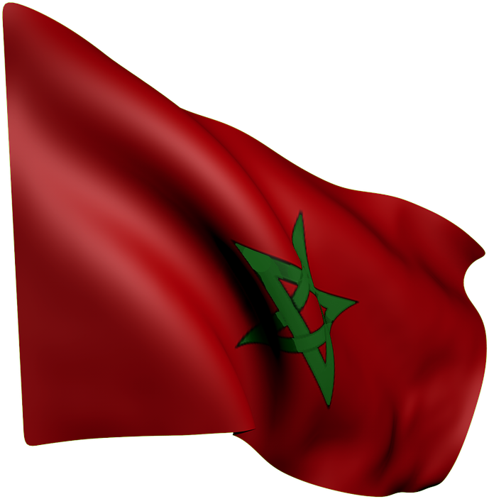 Drapeau Maroc Png - Flag Clipart (957x720), Png Download