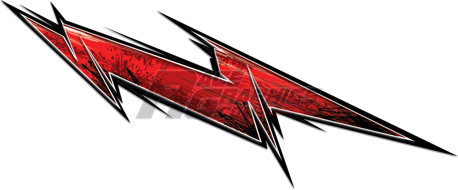 Ripjaw Red Vinyl Wrap - Race Car Graphics Png Clipart (900x373), Png Download