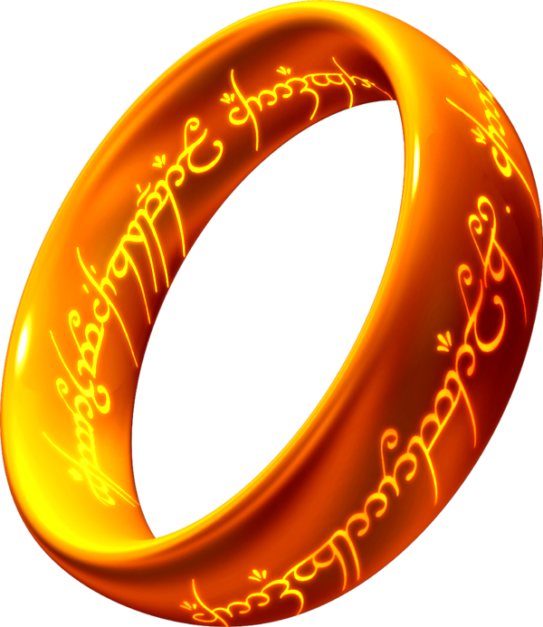 Anneau Unique Png - One Ring Icon Transparent Clipart (600x693), Png Download