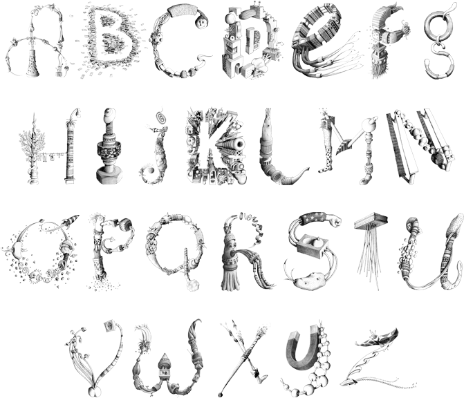 Creative Fonts Alphabet Photos Collections - Unique Cool Font Alphabet  Clipart, transparent png image | PNG.ToolXoX.com