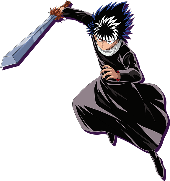 Graphics From The Yu Yu Hakusho 100% Maji Battle Website - Yu Yu Hakusho Maji Battle Hiei Clipart (576x613), Png Download