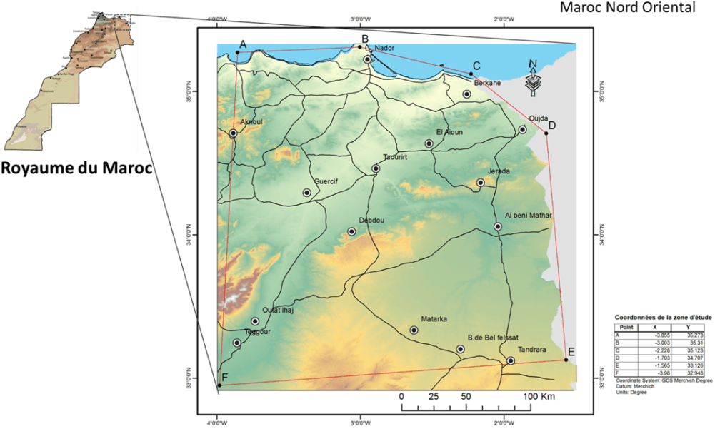 The Project Kick-off Meeting, Held In Rabat In 17th - Carte Du Maroc Clipart (1024x613), Png Download