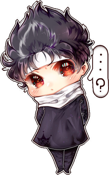 [fanart] Hiei By Yqk - Cartoon Clipart (476x648), Png Download