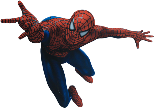 Silhouette Spiderman - Spider-man Clipart (600x600), Png Download