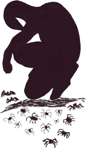 Dark Spiderman The Crazy Superhero Buy T-shirt Online - Illustration Clipart (500x707), Png Download