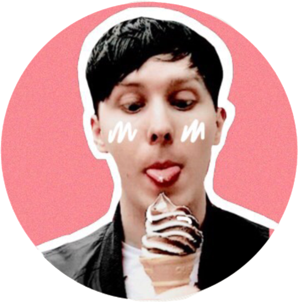 This Is My Tumblr Icon I Love These Omg - Phil Lester Icons Clipart (640x640), Png Download