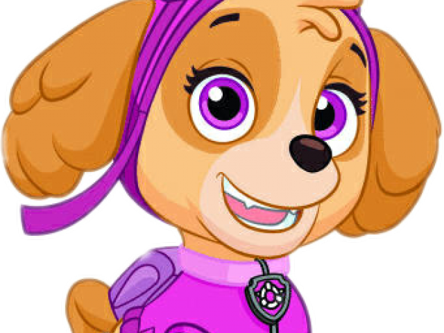 Paw Clipart Paw Patrol - Png Paw Patrol Skye Transparent Png (640x480), Png Download