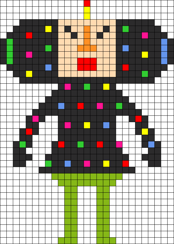 Dipp From Katamari Damacy Perler Bead Pattern / Bead - Prince Katamari Sprites Clipart (568x799), Png Download