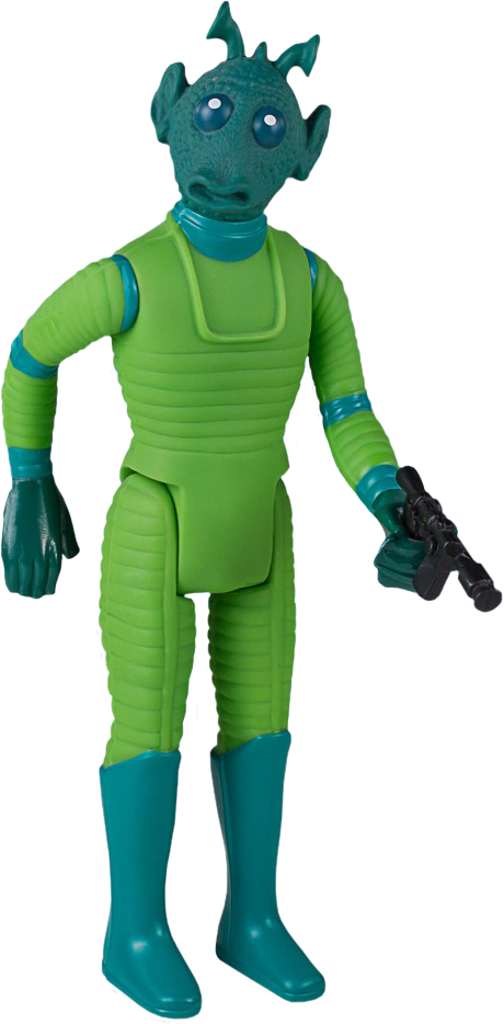 Greedo The Power Of The Force Jumbo 12” Action Figure - Figurine Clipart (460x934), Png Download