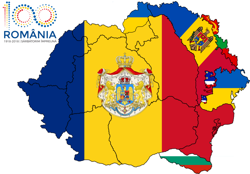 It Then Took It's First Steps Towards A Sovereign Democratic - Romania In Which Country Clipart (1000x698), Png Download