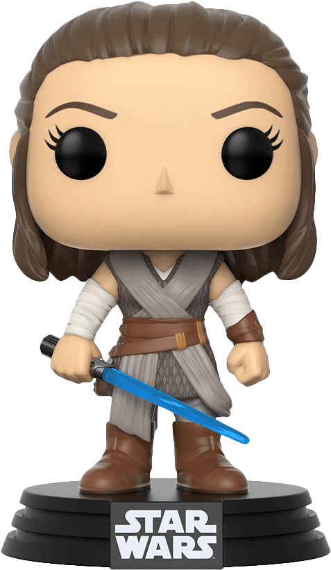 The Last Jedi - Funko Pop Star Wars Rey Clipart (477x820), Png Download