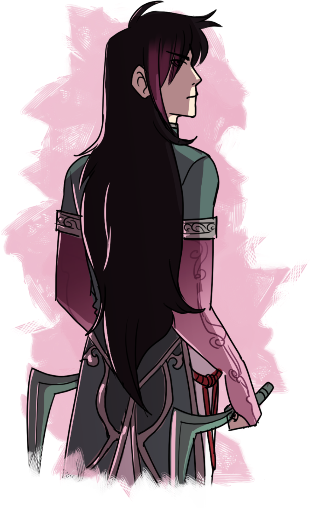 D This Au Was Created By @colorinplatinum - Anime Clipart (1080x1759), Png Download