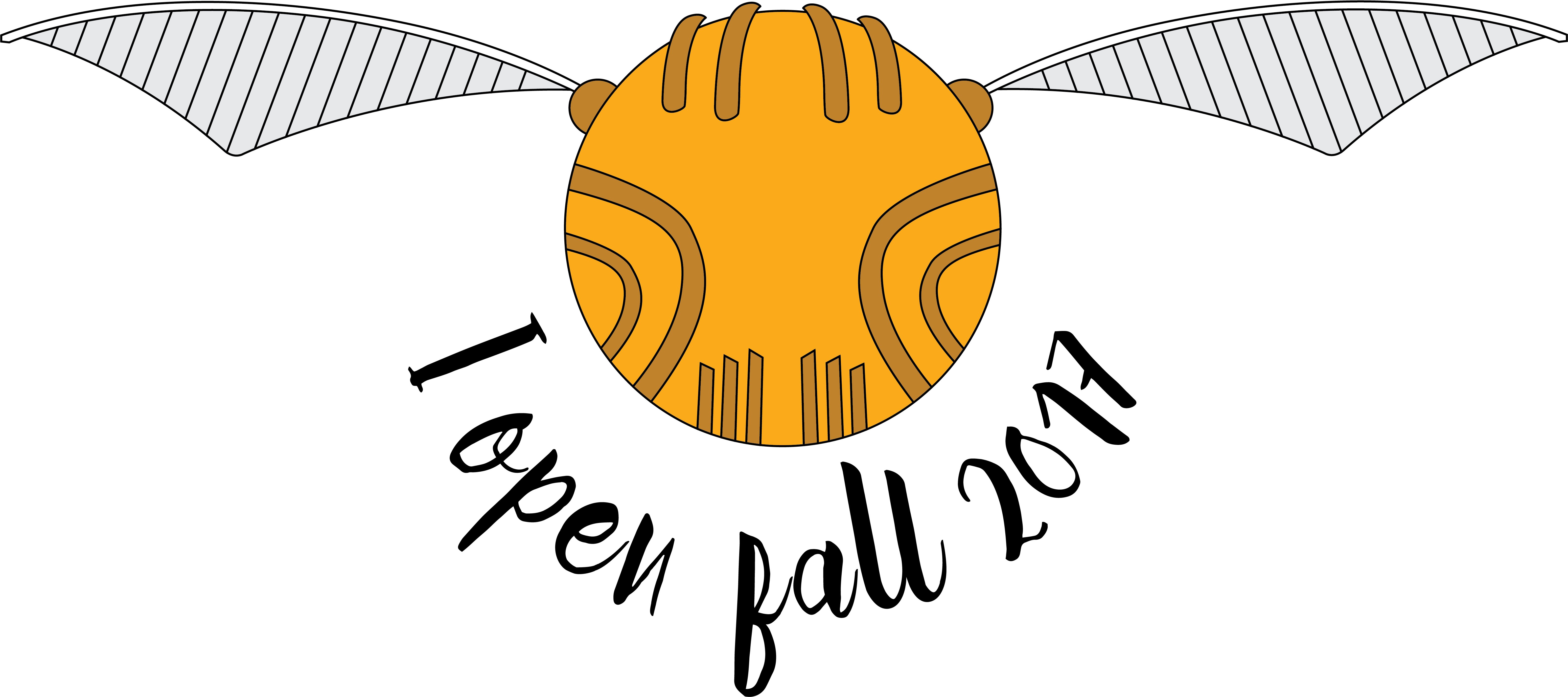 Snitch Baby Graphic Fall Clipart (6701x3362), Png Download