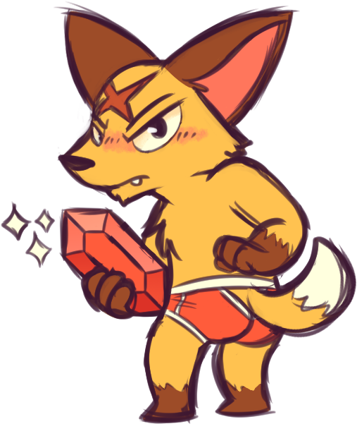 I Couldn't Decide How To Color Him, So Here's Both - Cartoon Clipart (526x618), Png Download