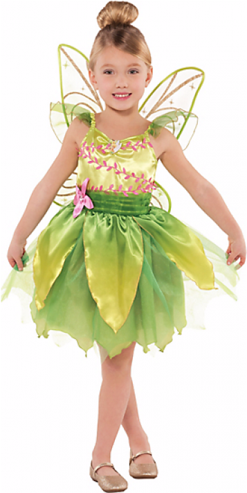Tinkerbell Costume For Girls Clipart (540x710), Png Download
