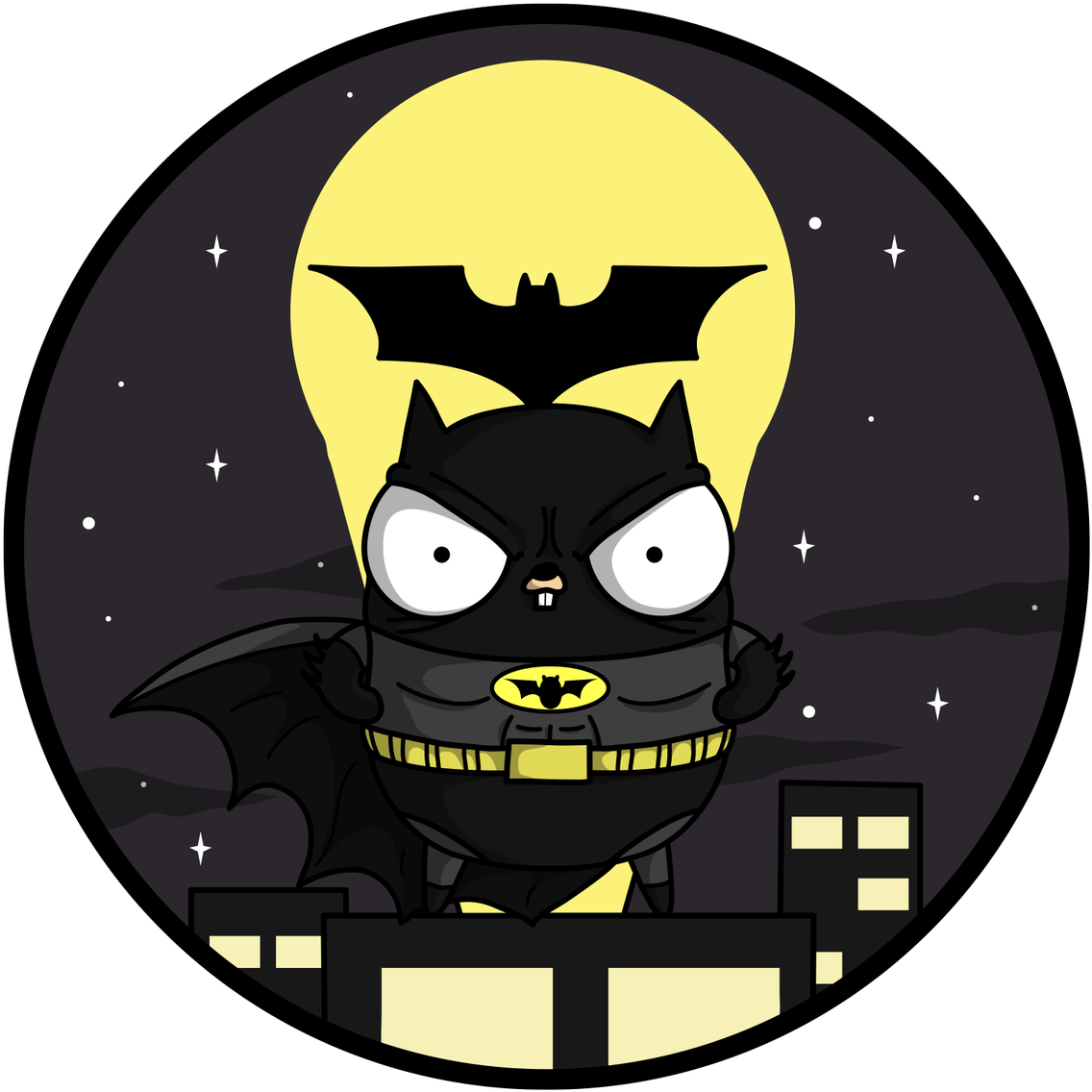Ashley Mcnamara On Twitter - Golang Batman Clipart (1200x1200), Png Download