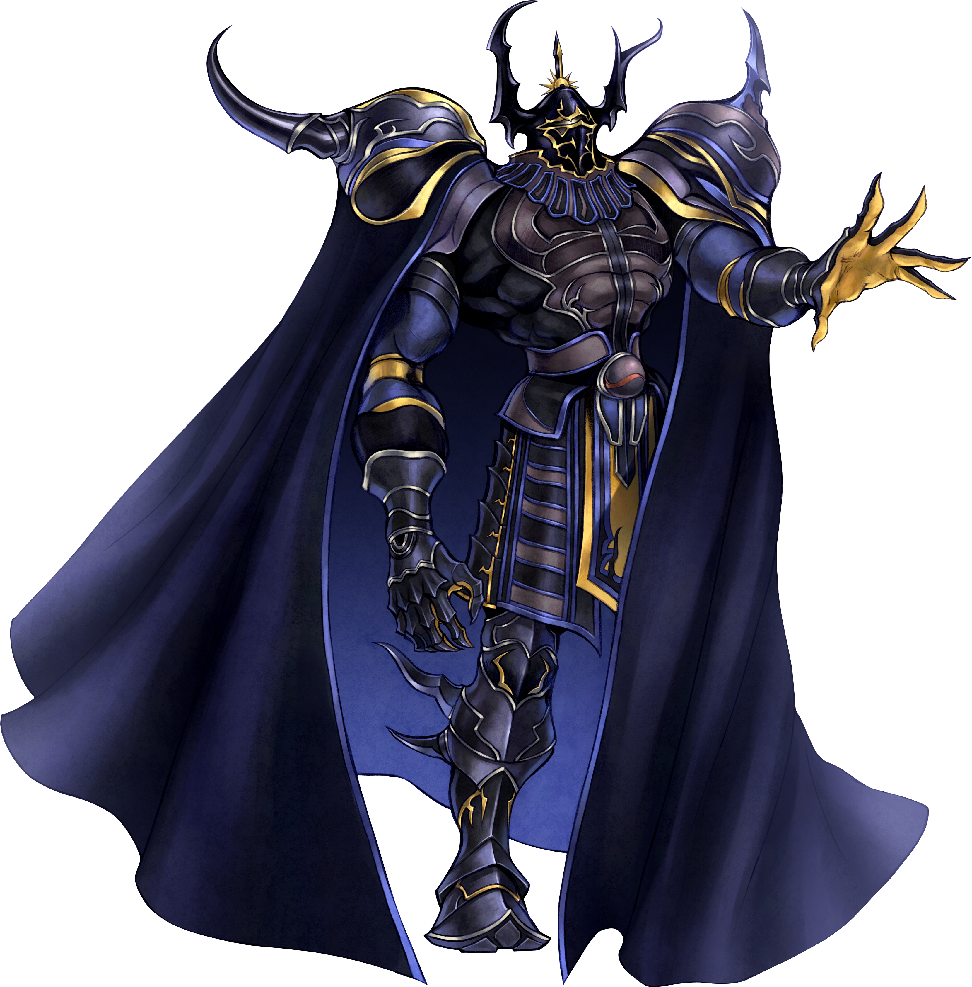 Golbez Final Fantasy Dissidia Official Art Render Clipart (3319x3367), Png Download
