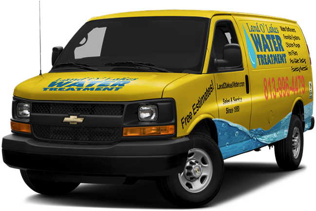 Land O Lakes Water Treatment Work Van - Chevrolet Cargo Express 2018 Clipart (648x500), Png Download