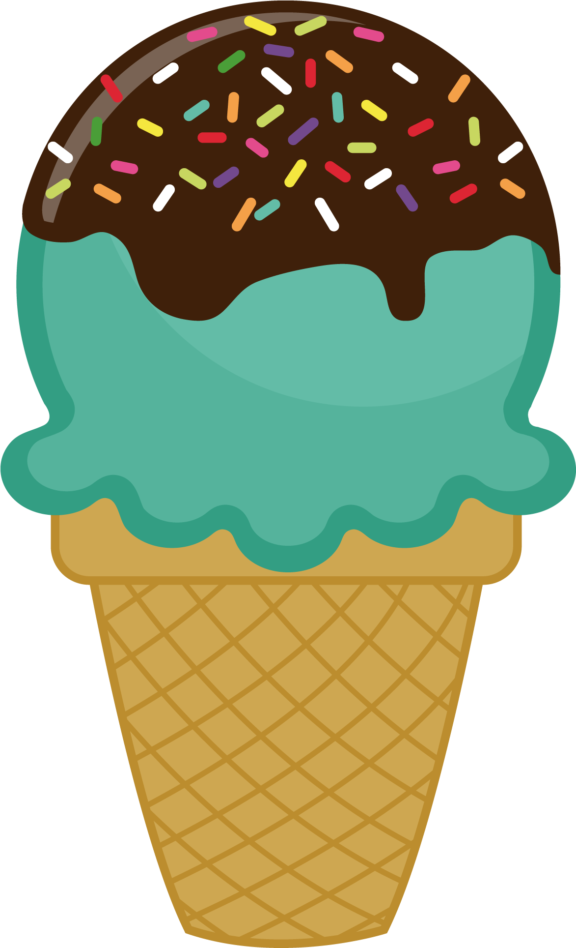 Banner Transparent Download Ice Bag Clipart - Ice Cream Sprinkles Clipart - Png Download (1250x1993), Png Download