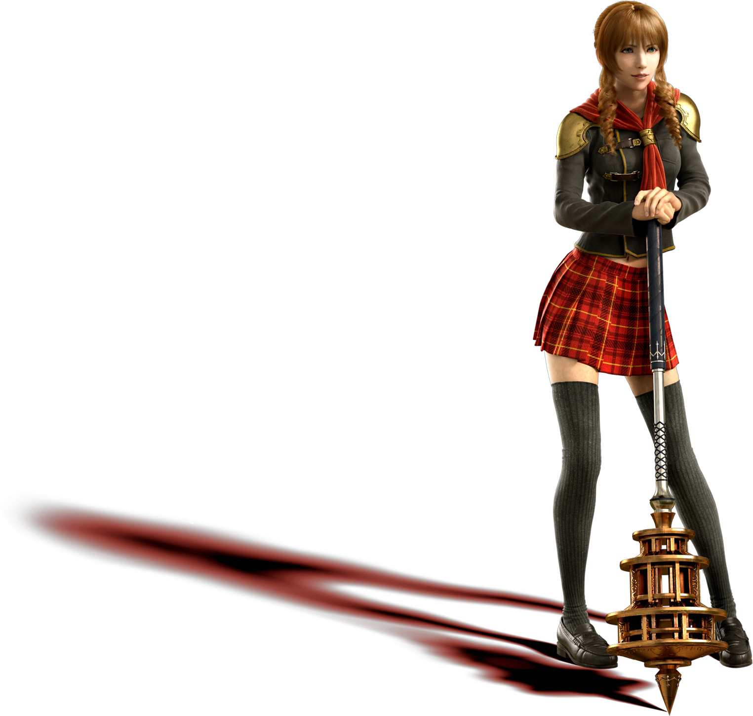Png - Ff Type 0 Girl Clipart (1525x1450), Png Download