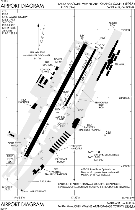 Sna Airport Diagram - Orange County Airport Diagram Clipart (500x767), Png Download