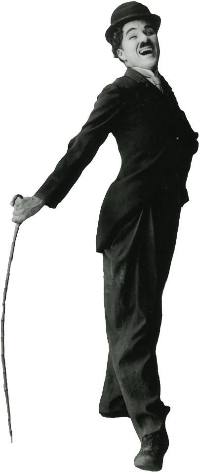 Harpo Marx, Xena Warrior, December 25, Charlie Chaplin, - Charlie Chaplin Transparent Clipart (500x1000), Png Download