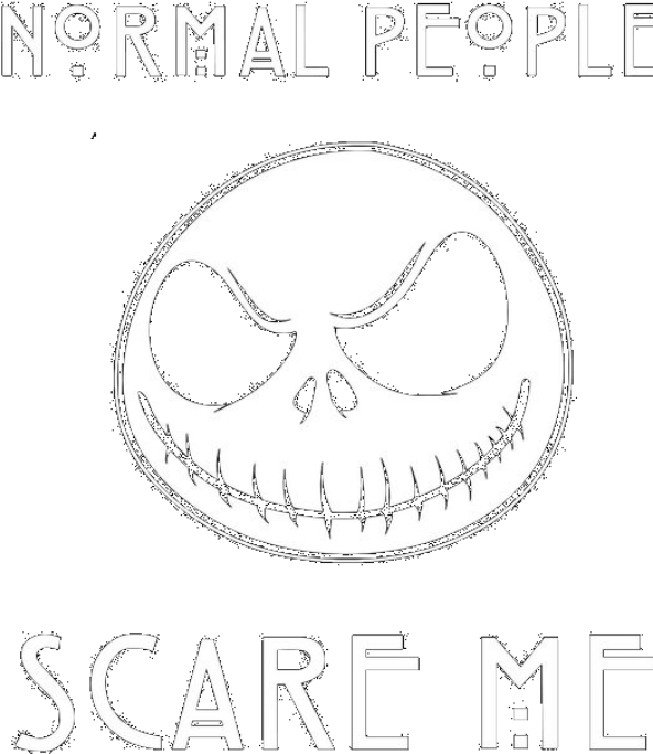 Normal People Scare Me Clipart (636x1431), Png Download