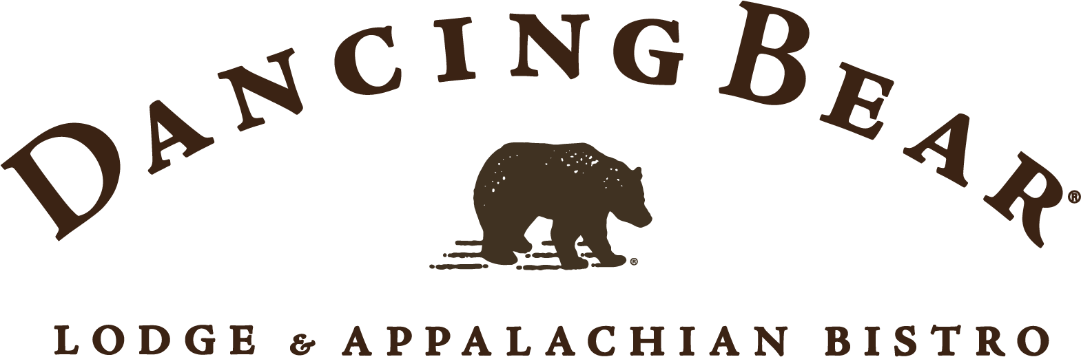 Dancing Bear Lodge Clipart (1587x537), Png Download