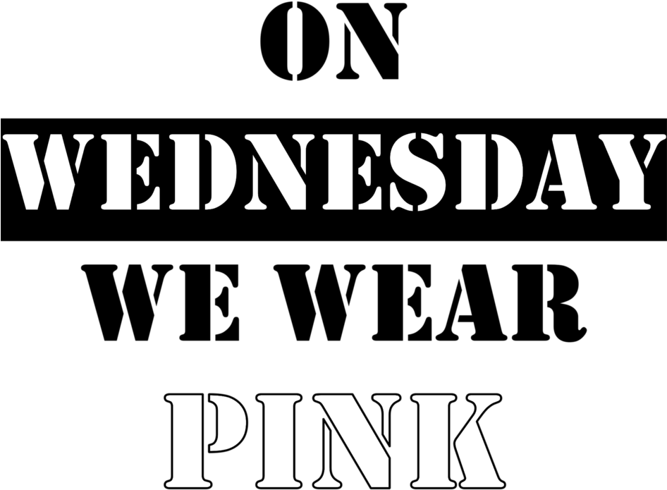 On Wednesday We Wear Pink - Censor Clipart (945x1241), Png Download