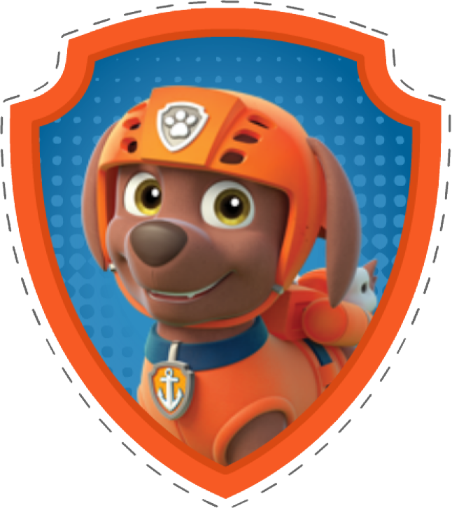 Paw Patrol Carita Zuma Clipart (646x726), Png Download