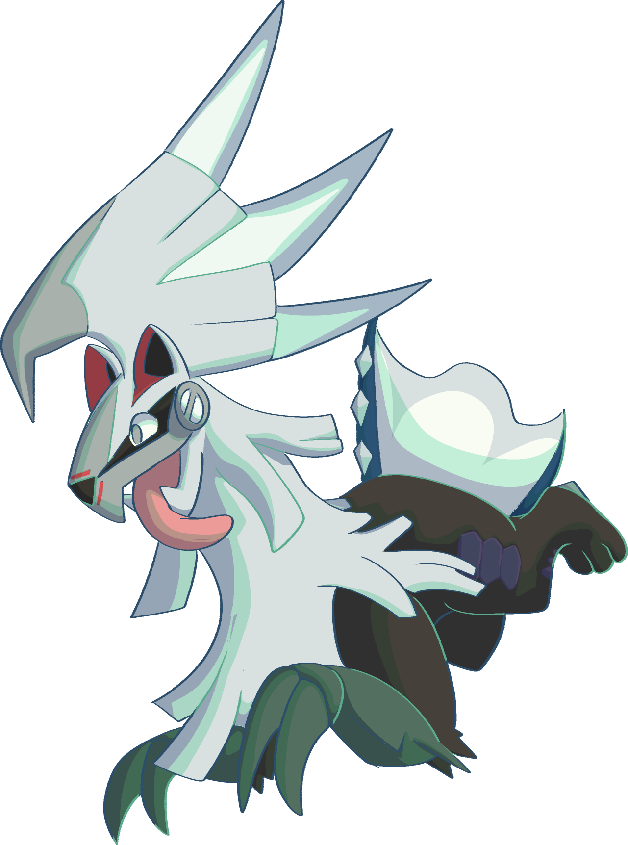 Silvally - Cartoon Clipart (1281x1723), Png Download