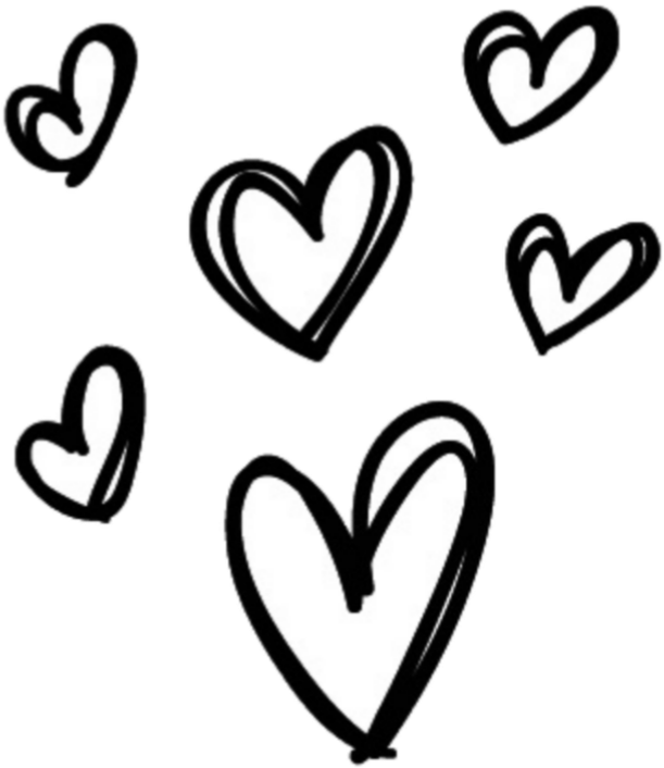 Corazones Amor Amour Love Blonco Negro Tumblr - Family Love Png Clipart (770x887), Png Download