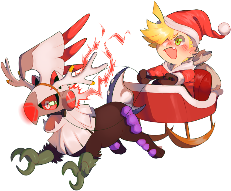 #pokemon #gladion #silvally #christmas #santa #sleigh - Shiny Poison Type Silvally Clipart (800x659), Png Download