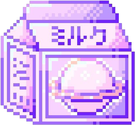 #cute #soft #kawaii #tumblr #pastel #pixelart #pixel - Pastel Kawaii Pixel Art Clipart (640x661), Png Download