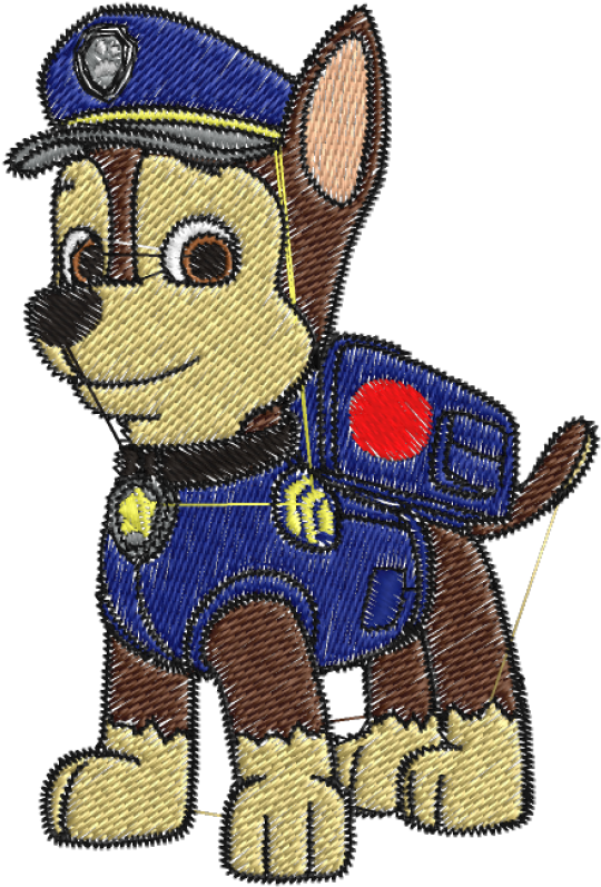 Chase Paw Patrol Colors Clipart (800x800), Png Download