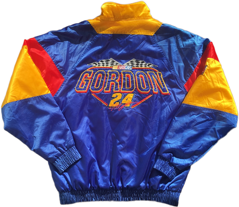 90's Jeff Gordon Nascar Jacket V1 - Hood Clipart (1000x872), Png Download