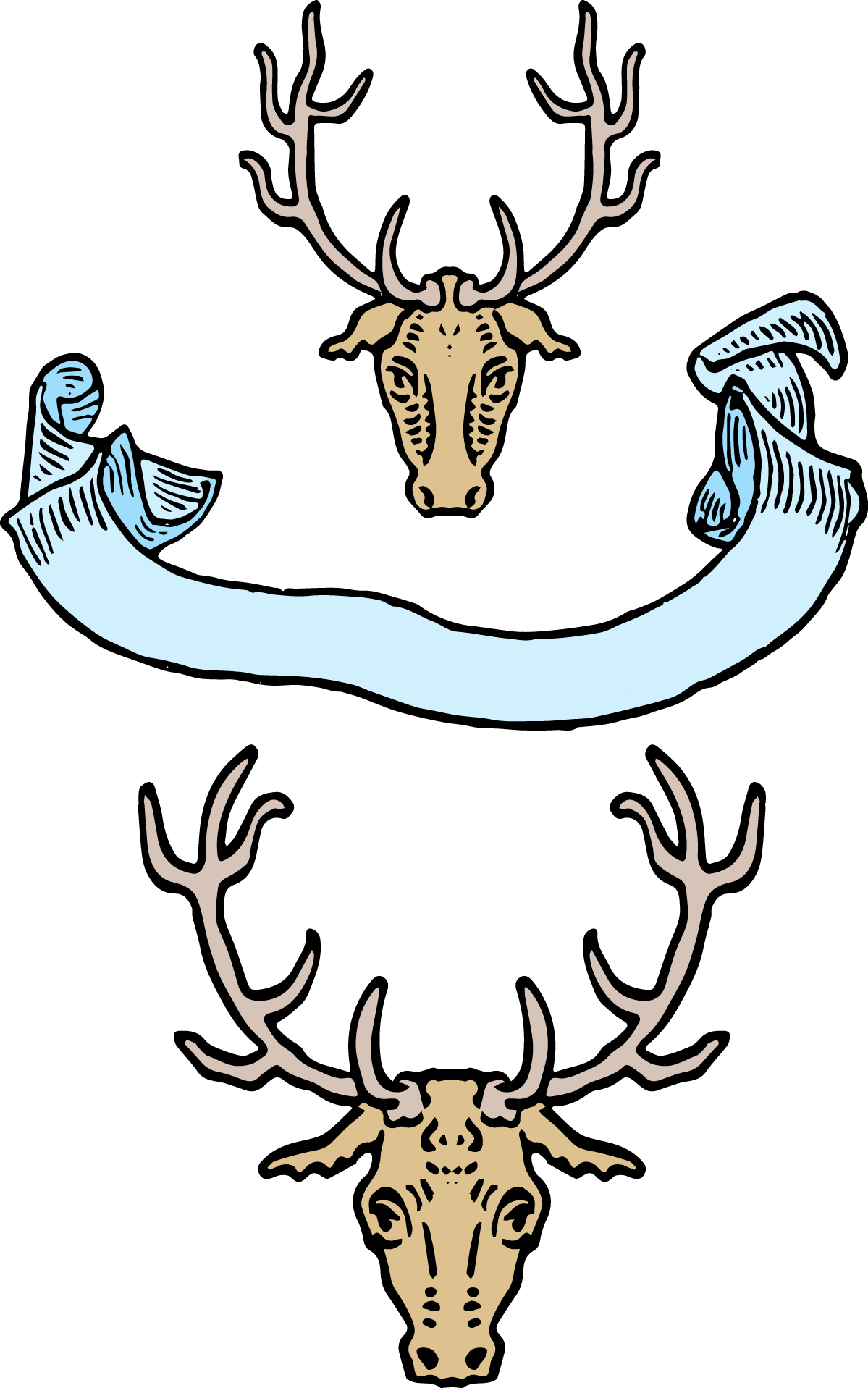 Jpg Free Download Vintage Deer Image Freebie Oh So - Free Different Vintage Ribbon Png Clipart (1199x1917), Png Download
