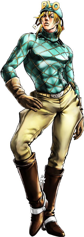 23 Sep - Diego Brando Eyes Of Heaven Clipart (450x1024), Png Download
