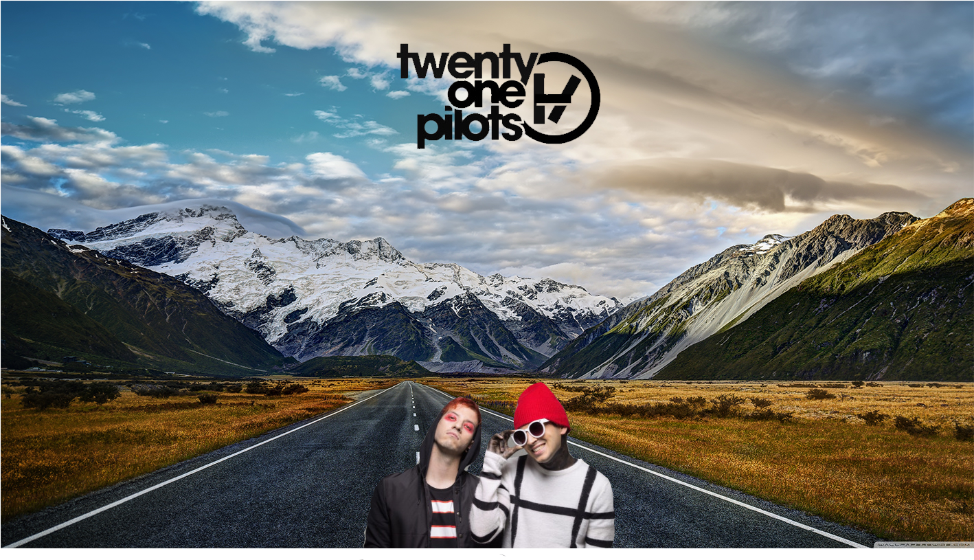 21 Pilots - 4k Wallpapers Moon Road Clipart (1417x1417), Png Download