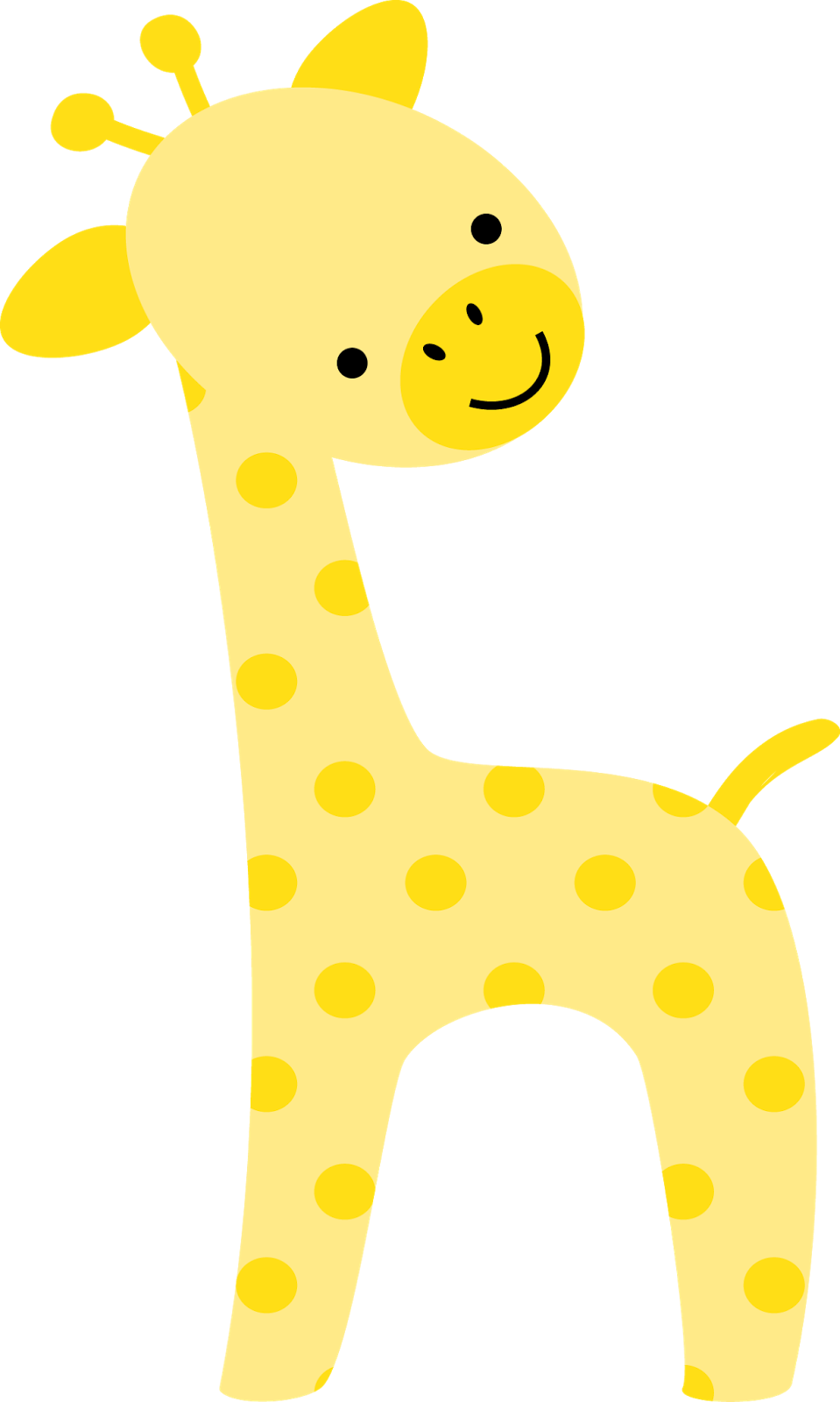 Crazy‿✿⁀•○ Animales Salvajes, Animales - Cute Baby Giraffe Clip Art - Png Download (959x1600), Png Download