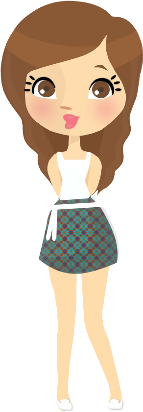 Muñequitas Png - Imagenes De Personas De Dibujos Clipart (543x900), Png Download