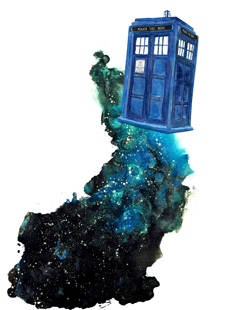 Doctor Who Png Tumblr - Doctor Who Fan Art Tardis Clipart (1000x1333), Png Download